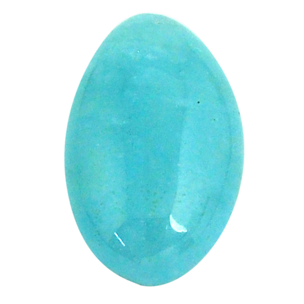 Natural 15.10cts aquamarine blue cabochon 21x13.5 mm fancy loose gemstone s22213