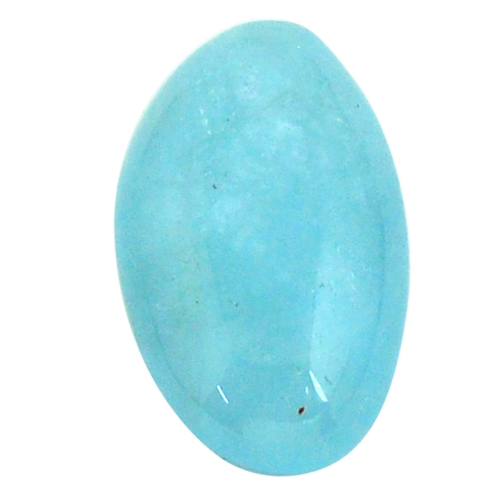 Natural 16.30cts aquamarine blue cabochon 22x13.5 mm fancy loose gemstone s22211