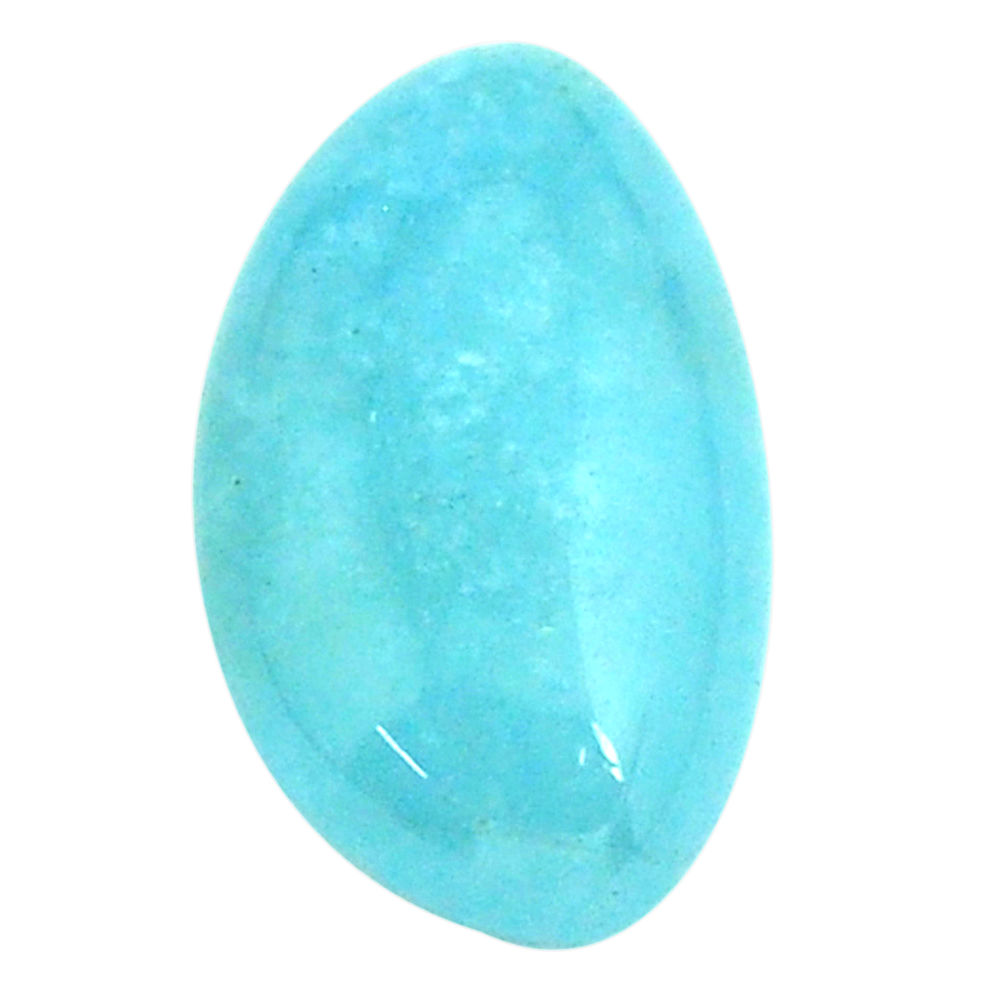 Natural 16.30cts aquamarine blue cabochon 22x14 mm fancy loose gemstone s22209