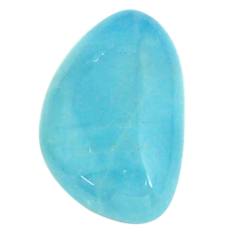 Natural 19.20cts aquamarine blue cabochon 23x15 mm fancy loose gemstone s22210