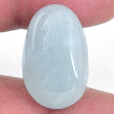 Natural 20.15cts aquamarine green 22.5x14 mm fancy loose gemstone s20448