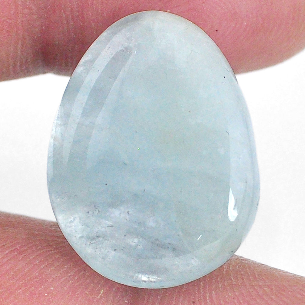 Natural 19.10cts aquamarine green 22.5x17 mm fancy loose gemstone s20449