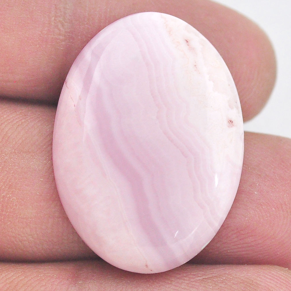 Natural 25.15cts aragonite pink cabochon 28x20 mm oval loose gemstone s23569