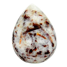 Natural 8.15cts astrophyllite (star leaf) 20x14 mm pear loose gemstone s18799