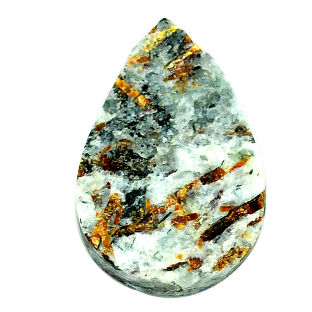 Natural 19.35cts astrophyllite (star leaf) 27.5x18 mm loose gemstone s21954