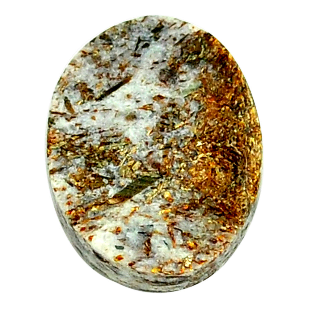Natural 14.30cts astrophyllite (star leaf) bronze 19x15 mm loose gemstone s21943