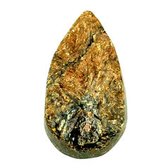 Natural 24.35cts astrophyllite (star leaf) bronze 26x14 mm loose gemstone s21958