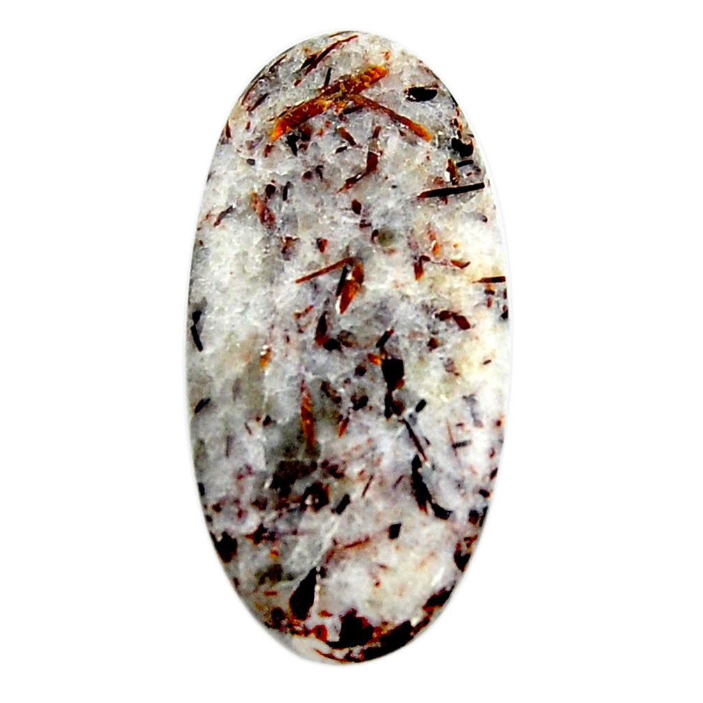 Natural 23.45cts astrophyllite (star leaf) bronze 36x17 mm loose gemstone s18783