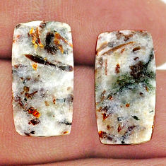 Natural 11.30cts astrophyllite bronze 19x10 mm pair loose gemstone s25141