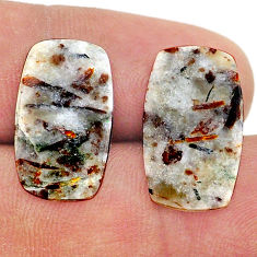 Natural 12.35cts astrophyllite bronze 19x11 mm pair loose gemstone s25143