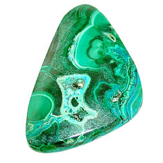 Natural 8.40cts azurite malachite green cabochon 24x15 mm loose gemstone s23252