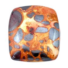 Natural 27.95cts bauxite brown cabochon 25x21 mm octagan loose gemstone s26691
