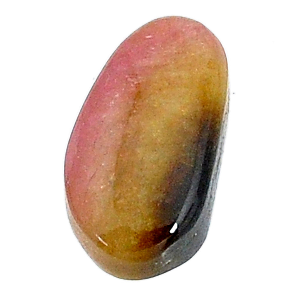 Natural 7.35cts bio tourmaline pink cabochon 16x8.5 mm loose gemstone s22747