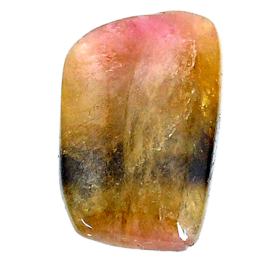 Natural 19.45cts bio tourmaline pink cabochon 24x15 mm loose gemstone s22742