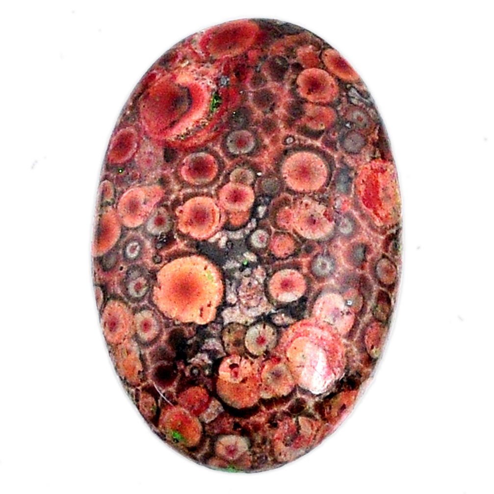 Natural 18.30cts birds eye cabochon 29x19 mm oval loose gemstone s20909