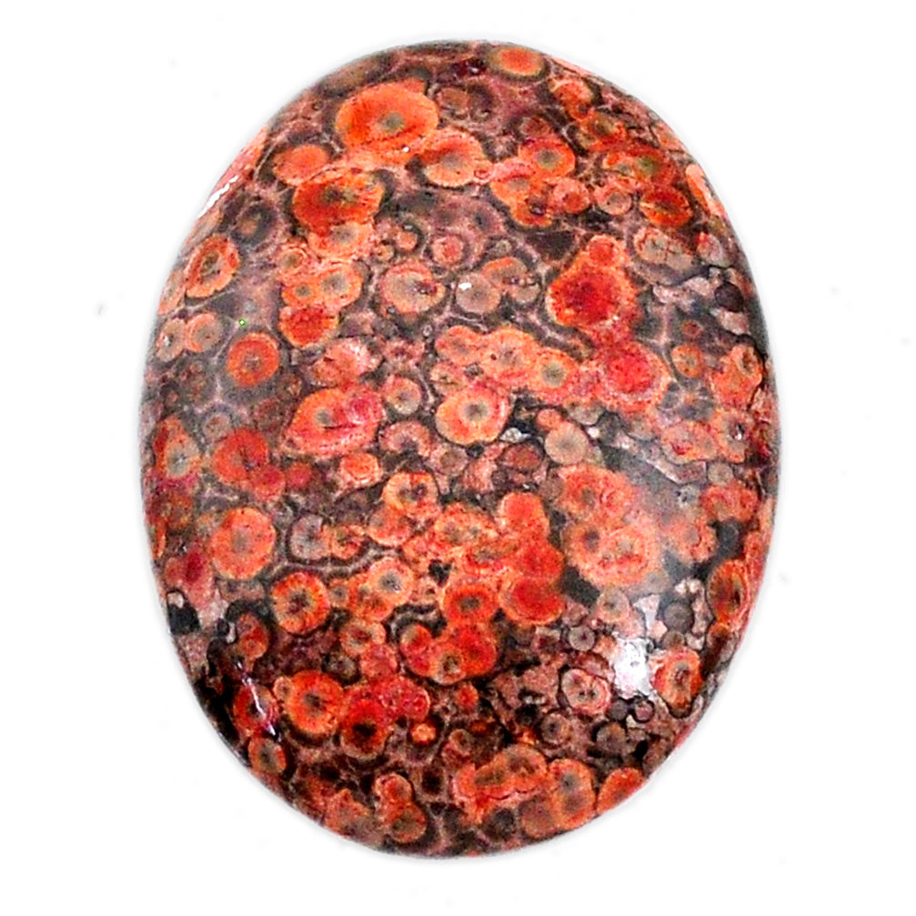 Natural 27.35cts birds eye cabochon 32x23.5 mm oval loose gemstone s20918
