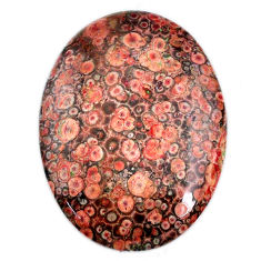 Natural 38.10cts birds eye cabochon 38.5x29 mm oval loose gemstone s20913