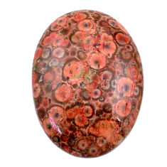 Natural 18.05cts birds eye red cabochon 25x18.5 mm oval loose gemstone s25783