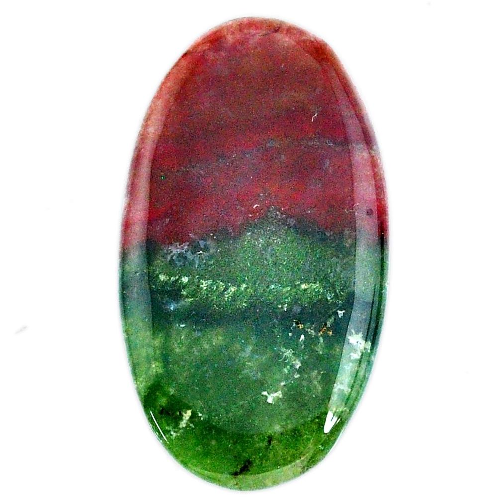 Natural 30.15cts bloodstone african (heliotrope) 32x22.5mm loose gemstone s20710