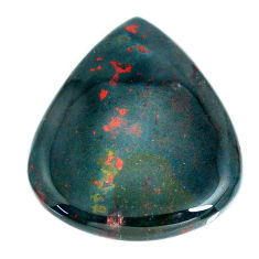 Natural 56.35cts bloodstone african green 39x33 mm heart loose gemstone s21842