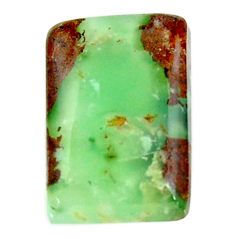 Natural 21.30cts boulder chrysoprase brown 23.5x16 mm loose gemstone s18681