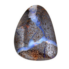 Natural 20.30cts boulder opal brown cabochon 25x18mm fancy loose gemstone s30105