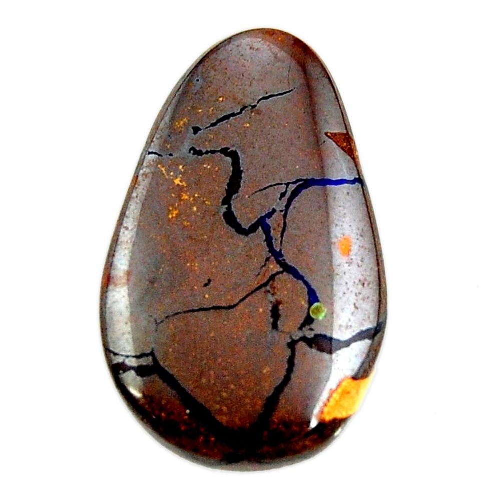  boulder opal brown cabochon 26.5x15.5 mm loose gemstone s16287