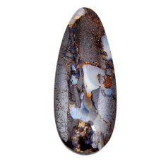 Natural 29.20cts boulder opal brown cabochon 28x15 mm pear loose gemstone s30128