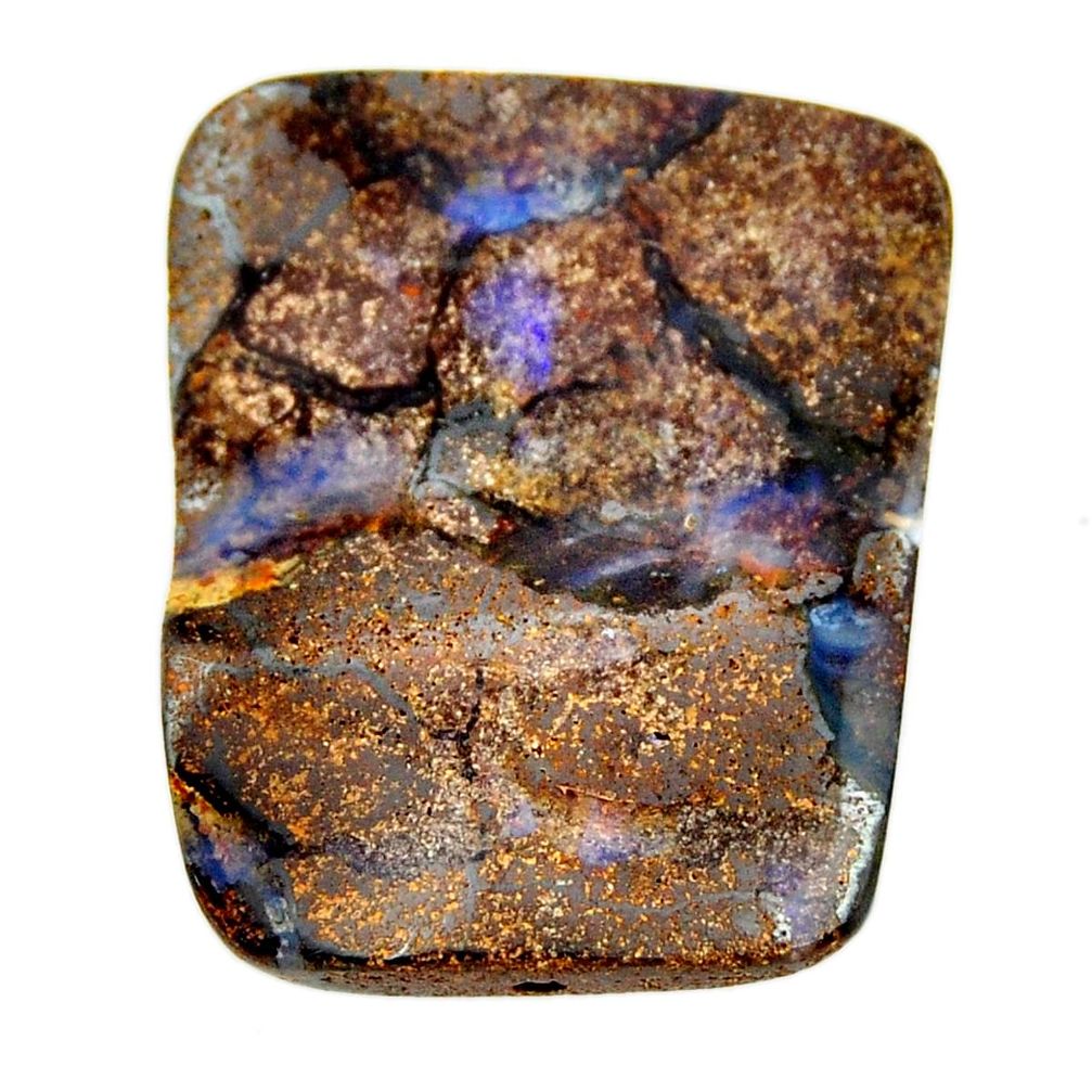  boulder opal brown cabochon 29x24mm fancy loose gemstone s16265