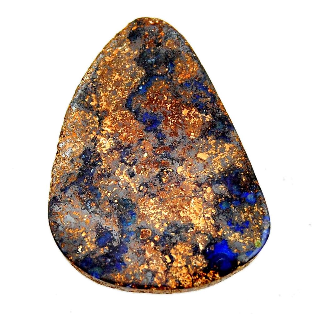  boulder opal brown cabochon 34x25mm fancy loose gemstone s16261
