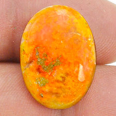 Natural 14.15cts bumble bee australian jasper 21x15mm oval loose gemstone s28784