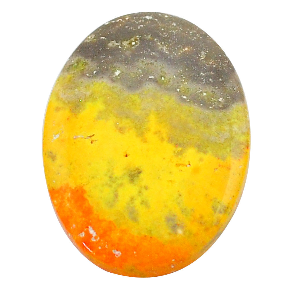 Natural 14.35cts bumble bee australian jasper 24x17.5 mm loose gemstone s22813