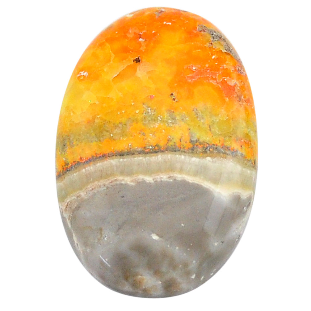 Natural 18.45cts bumble bee australian jasper 25x16 mm loose gemstone s22838