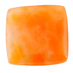 Natural 29.45cts calcite orange cabochon 23x23 mm octagan loose gemstone s24570