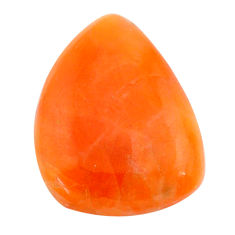 Natural 19.35cts calcite orange cabochon 25x18 mm fancy loose gemstone s24561