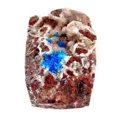 Natural 34.45cts cavansite blue cabochon 24x17mm octagan loose gemstone s21983