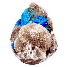 Natural 34.20cts cavansite blue cabochon 26x20 mm fancy loose gemstone s22006