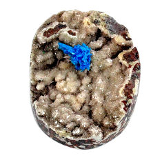 Natural 32.30cts cavansite blue cabochon 27.5x21 mm oval loose gemstone s21995