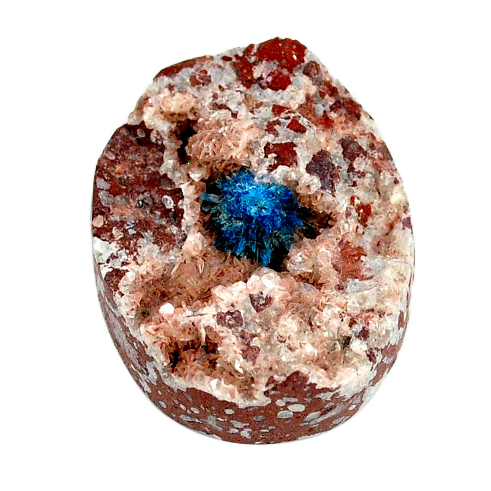 Natural 30.15cts cavansite blue cabochon 27x22 mm oval loose gemstone s22000
