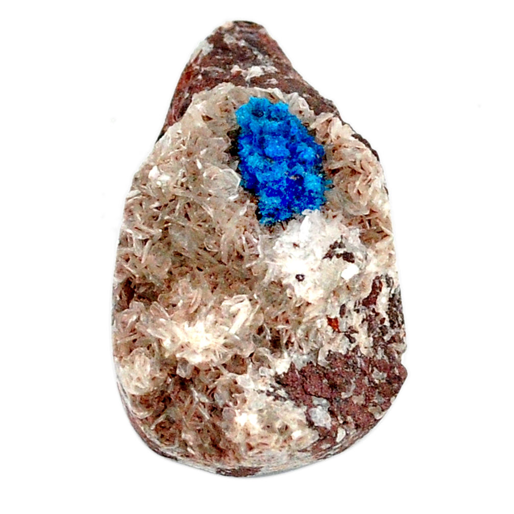 Natural 29.30cts cavansite blue cabochon 29x17 mm fancy loose gemstone s22004