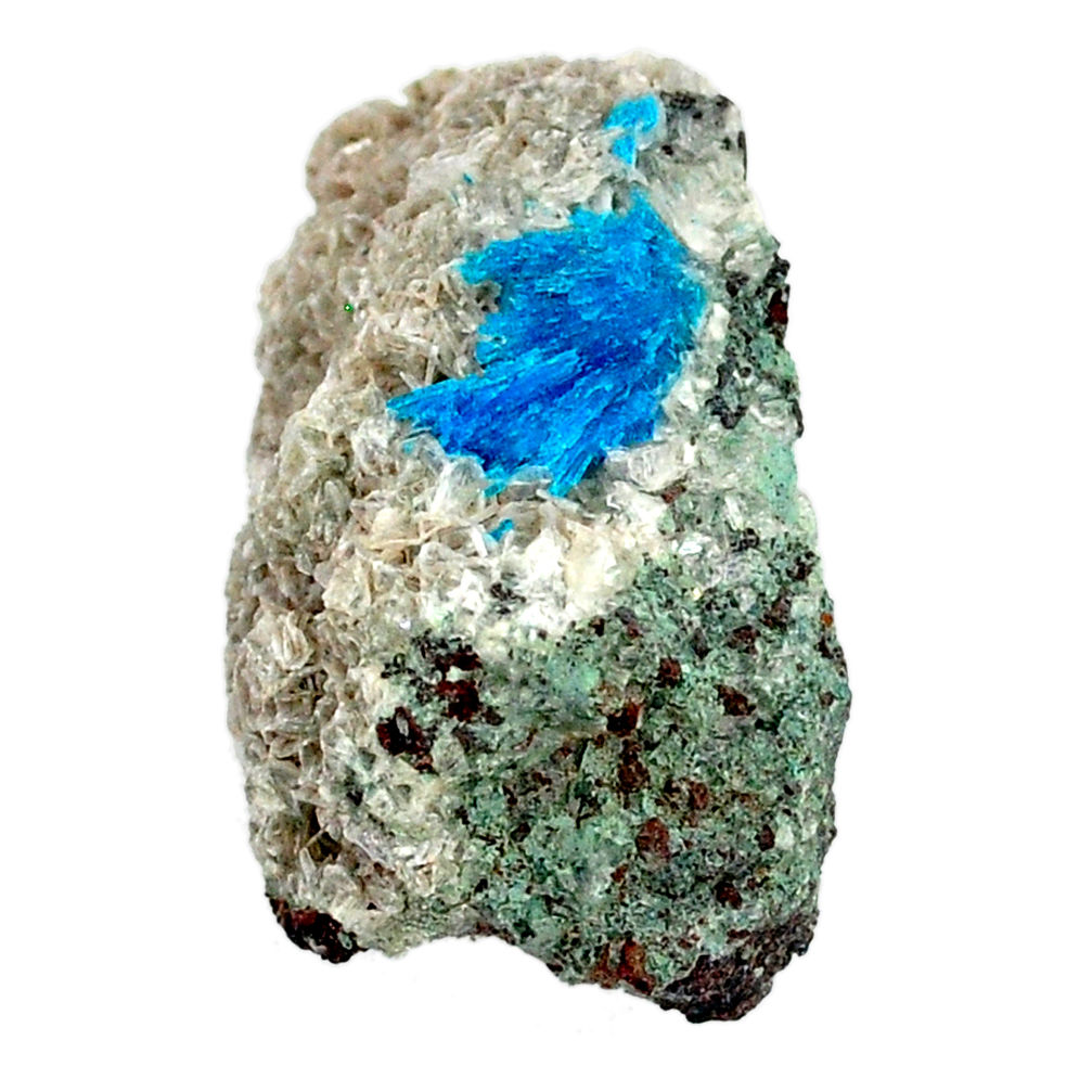 Natural 33.35cts cavansite blue cabochon 31x17.5 mm fancy loose gemstone s21989