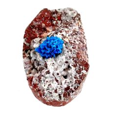 Natural 42.40cts cavansite blue cabochon 32x19 mm oval loose gemstone s21987