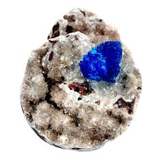 Natural 36.25cts cavansite blue cabochon 32x23.5 mm fancy loose gemstone s22019
