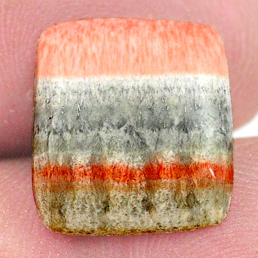 Natural 10.15cts celestobarite orange cabochon 14x13 mm loose gemstone s23673