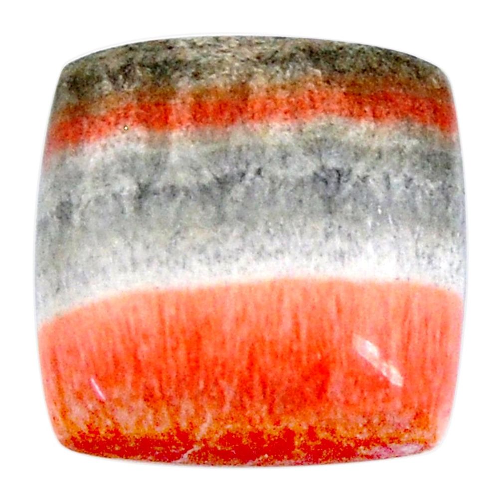 Natural 18.10cts celestobarite orange cabochon 16.5x16.5mm loose gemstone s19838