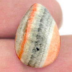 Natural 16.40cts celestobarite orange cabochon 18.5x13 mm loose gemstone s23662