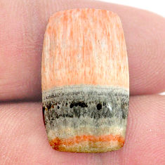 Natural 30.15cts celestobarite orange cabochon 25x18 mm loose gemstone s23643