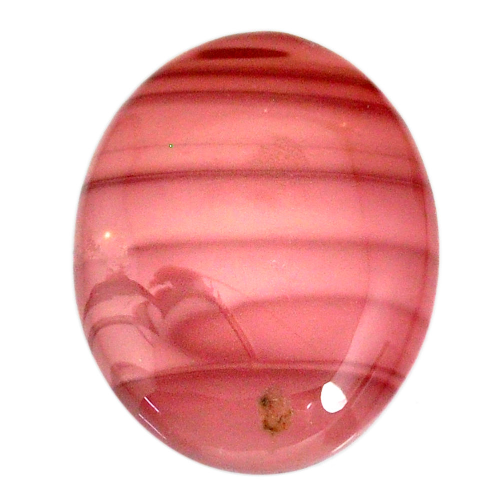 Natural 30.10cts cherry creek jasper brown 29x22.5 mm oval loose gemstone s21928