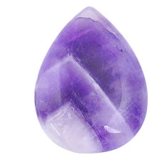 Natural 13.25cts chevron amethyst purple cabochon 23x16 mm loose gemstone s26131