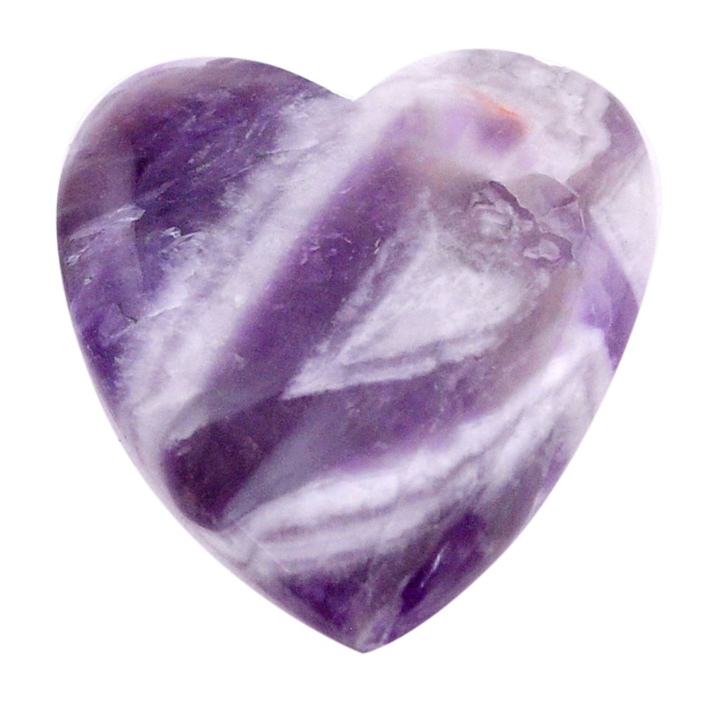 Natural 16.30cts chevron amethyst purple cabochon 24x22 mm loose gemstone s25244